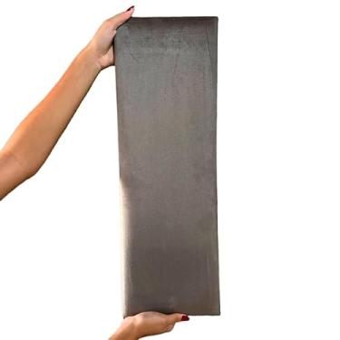 Imagem de Cabeceira Dubai Estofada Modular 20x60 cm para Cama Box | Placa Retangular Autocolante | Design Moderno(4,CINZA ESCURO)