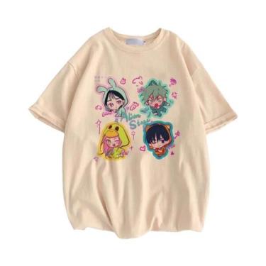 Imagem de Camiseta Teen Psychedelic Alien Stage Top, Estilo Vintage Dos Anos 80 