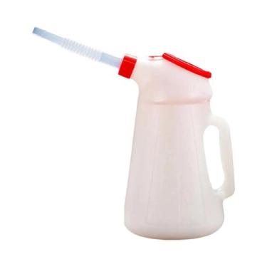 Imagem de Jarra Medidora De Óleo Flexível De 2L Com Bico Para Automóveis, Garage