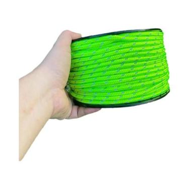 Imagem de Corda Refletiva De 6mm 50M Para Barraca, Corda De Vento Para Camping, 