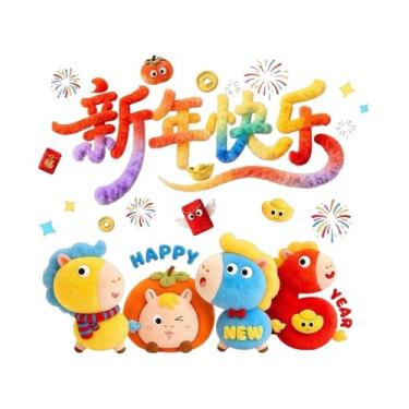 Imagem de FLCPJGV Adesivos de Janela para O Ano Chinês, Decoração de Vidro, Película para Janelas, Decoração Criativa para O Festival Da Primavera, Material de PVC, Style B