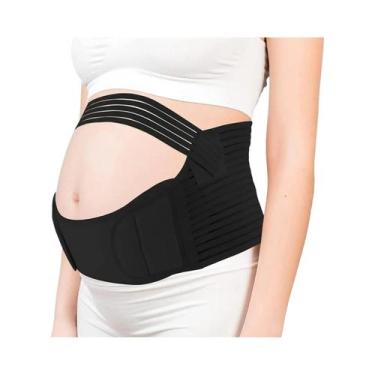 Imagem de Cinta De Suporte Abdominal Ajustável Para Gestantes - Protetor De Barr