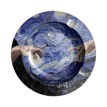 Imagem de Cinzeiro Tinplate criativo, Wake, Bandeja grama, Bar, Home Trend - NON