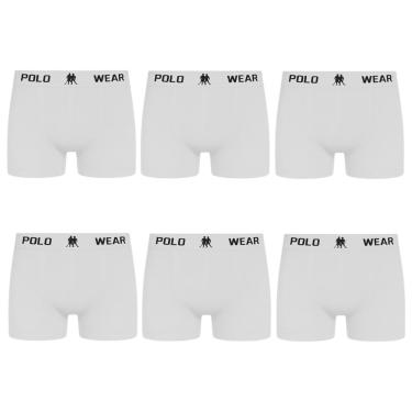 Imagem de Kit 6 Cuecas Boxer Polo Wear Masculina