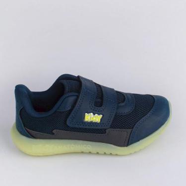 Imagem de TENIS KIDY FLEX LIGHT MARINHO/GRAFITE/LEMON Kidy, 24, Marinho, Grafite