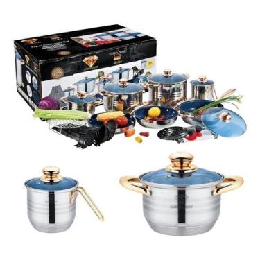 Imagem de Jogo De Panelas Alemã - Aço Cirúrgico 23 Peças - Original!!! - alfasho