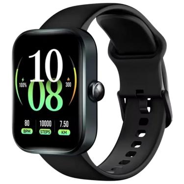 Imagem de Relógio Smartwatch Conecta Strava Haylou Watch 4 GPS Original Android iOS Siri Tela HD 1.93 IP68-Unissex