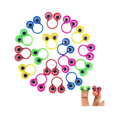 Imagem de Fantoches De Dedo Com Olhos Móveis Engraçados Para Crianças, 20 Peças,