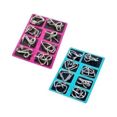 Imagem de Quebra-Cabeça De Metal Para Adultos E Crianças, Jogo De Lógica Educaci