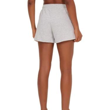 Imagem de Shorts Moletom New Balance Essentials Feminino, Cinza, G