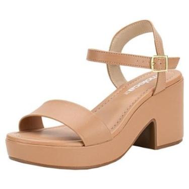 Imagem de Sandália Feminina Salto Grosso Moleca 5549102-Feminino