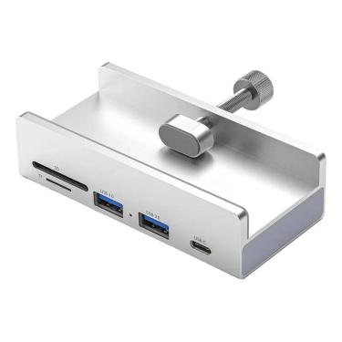 Imagem de Hub Usb Powermount Hrebos If-314 5 Em 1 Sd Micro Sd Usb-c Cinza