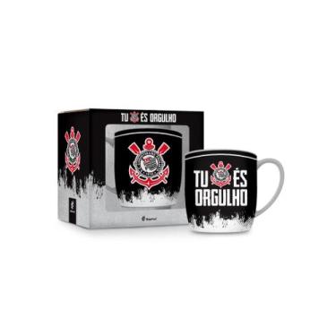 Imagem de Caneca porcelana urban 300ml times - corinthians - brasfoot