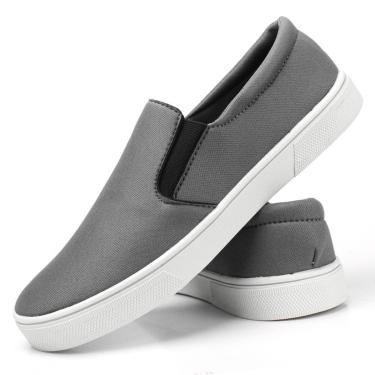 Imagem de Tênis Casual Slip On em Lona Sem Cadarço Leve Urban-Masculino