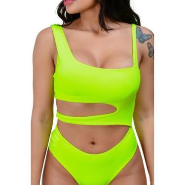 Imagem de Biquini maio feminino praia bojo branco body maio bojo verão - Dioper 