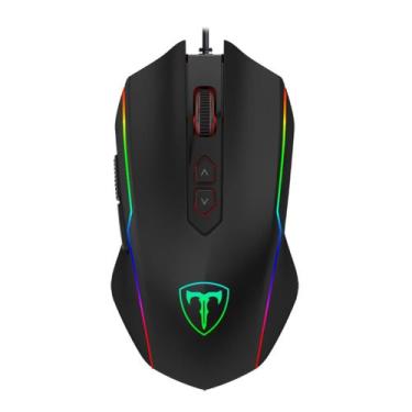 Imagem de Mouse Gamer T-Dagger Sergeant V1 RGB 4800DPI 1000Hz 8 Botões Preto - T