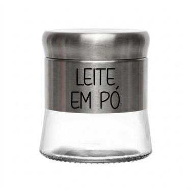 Imagem de Pote de Vidro Prata Versatile (800 ml) Leite em Pó - Wolff, Leite em P