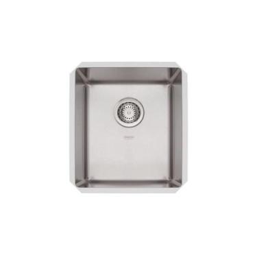 Imagem de Cuba De Embutir Quadrum 34u Tramontina 34x40x20cm Aço Inox Acetinado O