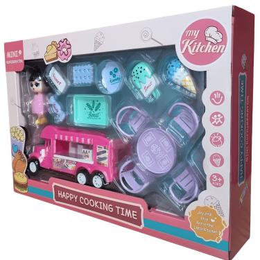 Imagem de Brinquedo Infantil Mini Cozinha Kitchen - 12 Peças para Brincadeira de Casinha com Aces...