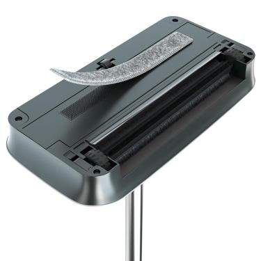 Imagem de Refil para Vassoura Mágica Plus para Limpeza em Microfibra 100% Poliéster Lavável para Pisos Cinza Flashlimp