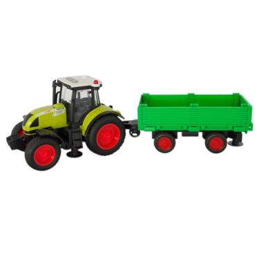 Imagem de Trator Com Fricção E Reboque - Com Som E Luz - Farmland - Yes Toys
