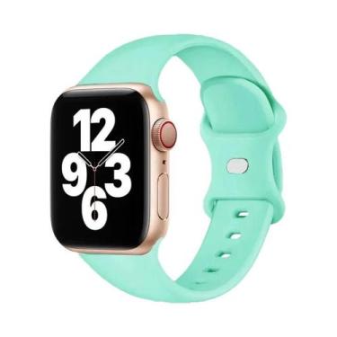 Imagem de Pulseira De Silicone De 40mm 41mm 42mm 44mm 45mm Para Apple Watch, Ban