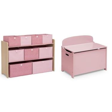 Imagem de Organizador de Brinquedos Delta Children GapKids com 9 Caixas - Dusty 