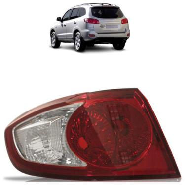 Imagem de Lanterna Traseira Santa Fé 2006 A 2010 Bicolor Canto - Automotive Impo