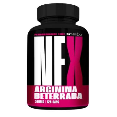 Imagem de Arginina + Beterraba 500mg 120 caps New Four-Unissex
