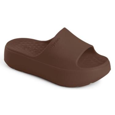 Imagem de Sandalia Chinelo Feminino Nuvem Dijean Sola Alta Leve Esporão Slide, M