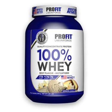 Imagem de 100% Whey Concentrate - 900g Baunilha - Profit - PROFIT LABORATÓRIO