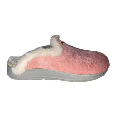 Imagem de Pantufa pegada calce fácil ref:266005 feminino, Rose, Areia, 35