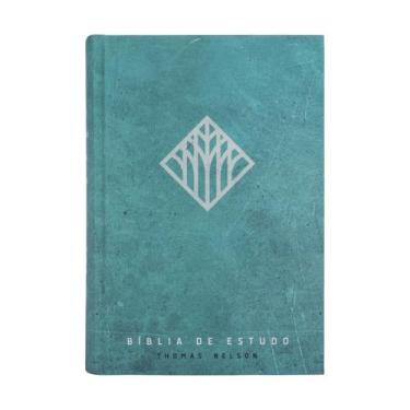 Imagem de Livro - Bíblia de Estudo Thomas Nelson NVI, Capa dura verde, Leitura P