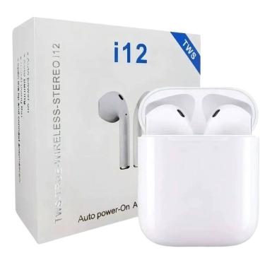 Imagem de Fone de Ouvido Sem Fio i12 TWS Bluetooth Touch Android e iOS