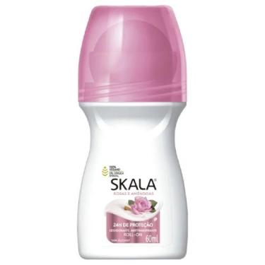 Imagem de Desodorante Roll-On Rosas e Amêndoas Antitranspirante Hidratante Skala