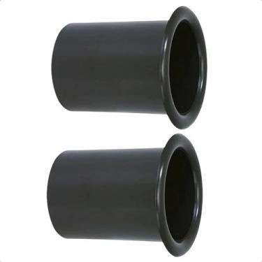 Imagem de Kit 2 Aerodutos Com 2 Polegadas Para Caixa Acústica De Som Automotivo 