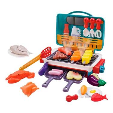 Imagem de Churrasqueira Infantil Toy Kitchen Cooking Realistic Spray Domni