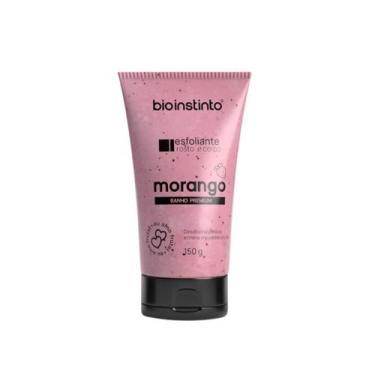 Imagem de Creme Esfoliante Corporal Bio Instinto Rosto e Corpo 150g Sabor:Morang