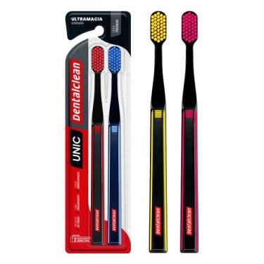 Imagem de Kit 2 Escova de Dente Extra Macia Cerdas Ultra Soft Dental Unic Premiu