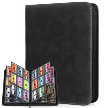 Imagem de Álbum para Top Loader Old Canal com 252 bolsos, preto