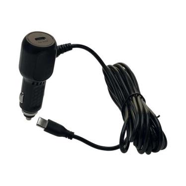 Imagem de Carregador Veicular DVR Tipo C 20WPD Com Cabo De Alimentação De 3,5M P