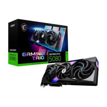 Imagem de Placa de Vídeo MSI RTX 5080 16G GAMING TRIO OC NVIDIA GeForce, 16GB, G
