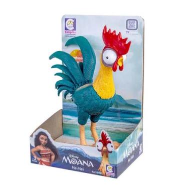 Imagem de Brinquedo Boneco Galo Hei Hei da Princesa Moana 30cm em Plástico Vinil