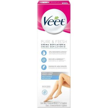 Imagem de Creme Depilatório Veet Pure &amp Fresh Pele Sensível 100ml