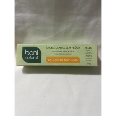 Imagem de Vême dental Boni natural extrato de cúrcuma sem flúor 90 g