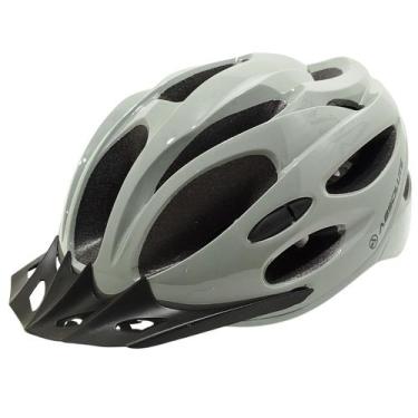 Imagem de Capacete Com Sinalizador Led Ciclismo Bike Mtb Bicicleta Cor:Cinza Ner
