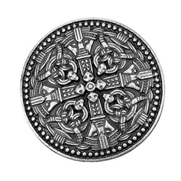 Imagem de Colcolo Broches de Símbolo de Escudo Vikings Medievais Nórdicos Emblema Suéter Pins , 4