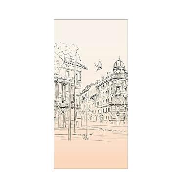 Imagem de WSWJDW Filme para janela de privacidade fosco Vitral para decoração de parede de interiores de casa Adesivos de janela Adesivos de vidro Filme para porta de chuveiro sem cola, 12