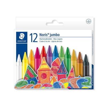 Imagem de Giz De Cera Staedtler Noris Jumbo Com 12 Cores