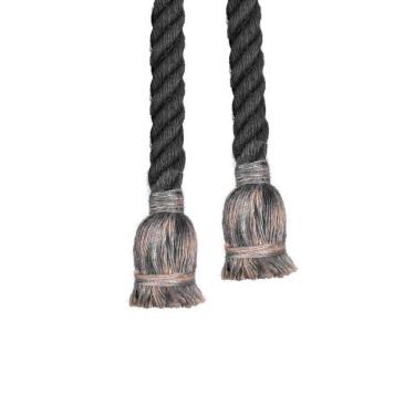 Imagem de Lustre Pendente Corda para 2 Lâmpadas E27 Chumbo Bivolt